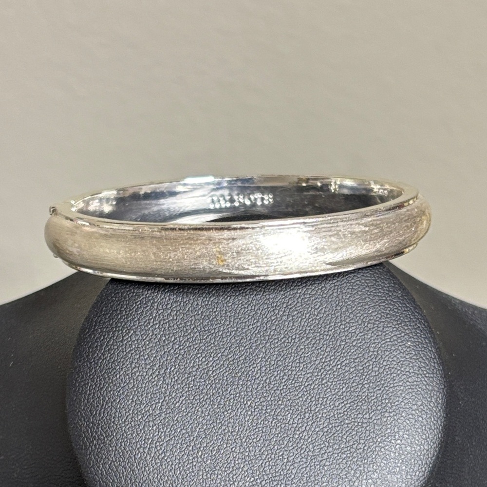 Talbots Silver Brushed Bangle Bracelet